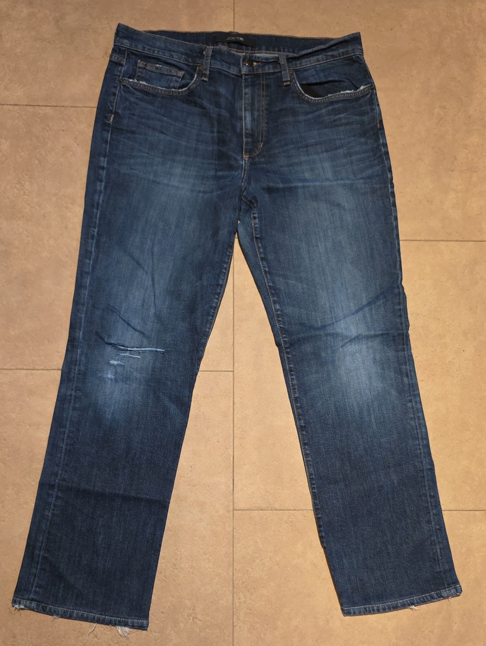 Joe's Jeans Men’s Straight Leg Dark Blue Denim. Fit: The Rebel Size 36x32
